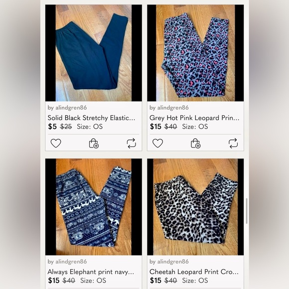 Giant Legging bundle - 20 OS leggings LulaRoe, Legging Army, dinosaur shark pats - Picture 2 of 6